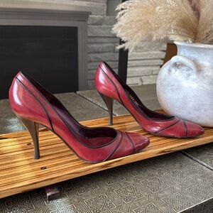 Elegant Red Women's Heels